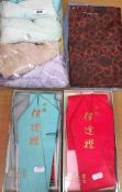 Five various silk Eri (collars),