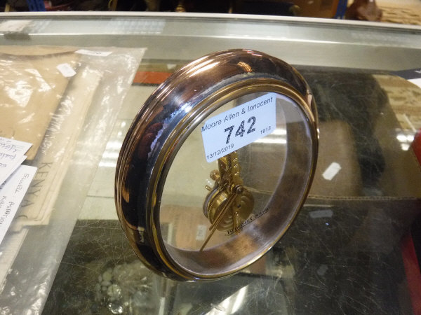 A Jaeger Lecoultre Mystery clock, the workings inscribed "Jaeger Lecoultre Swiss 16 Jewel", - Image 2 of 12