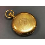 An 18 carat gold cased pocket watch by James McCabe of The Royal Exchange London, the movement No'd.