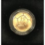 An Elizabeth II gold proof £2 coin (A Celebration of Football - 1996), 22 carat gold, 15.