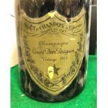 One bottle Dom Pérignon Vintage Champagne 1971