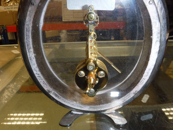 A Jaeger Lecoultre Mystery clock, the workings inscribed "Jaeger Lecoultre Swiss 16 Jewel", - Image 6 of 12