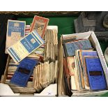 Two boxes of various maps by Bartholomew, Bacon, OS,