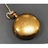 An early 19th Century 18 carat gold cased full hunter pocket watch,