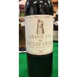 One bottle Château Latour Grand Vin de .....