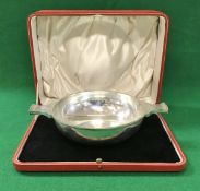 A George V silver over-sized quaich (by Martin Hall & Co.