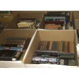 Fourteen boxes of various reference books, novels, etc,