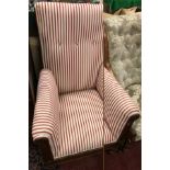 A Victorian reclining armchair