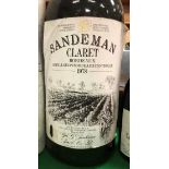 One jeroboam Sandeman Claret Bordeaux 1978,