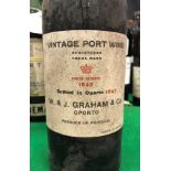 One bottle W & J Graham & Co.