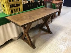 A 19th Century sycamore topped pub table,