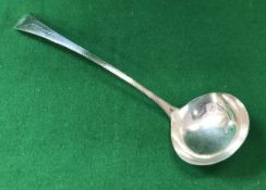 A George III silver and bright cut soup ladle (by Hester Bateman, London 1786), 4.