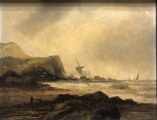 W BYRON (1860-1920) "The Shipwreck", coa