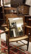 A 19th Century mahogany dressing mirror