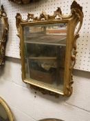 A 19th Century giltwood framed mirror wi