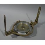 A circumferentor or surveyors compass by Robson and Co of Newcastle on Tyne,