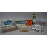 Quantity of vintage packaging to include boxes, tins and packages for Wright's Coal Tar,