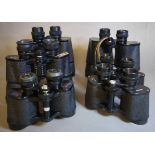 Quantity of binoculars, various makes,