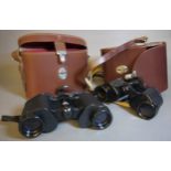 Noctovist MKII binoculars, 8 x 20, N499563, cased; Swift Aerolite binoculars, 8 x 30, N4932,