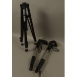 Velbon D-600 tripod;