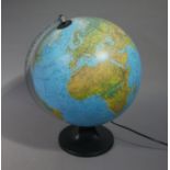 A reproduction globe light,