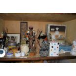 A quantity of miscellaneous items including glass ware , ceramics,