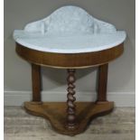 A marble topped mahogany duchess wash stand