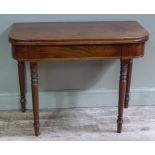 A George IV mahogany tea table,