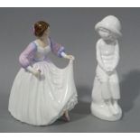 A Royal Doulton porcelain figure - Ashley HN3420, 21cm high,