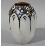 A Royal Doulton vase of baluster form,