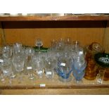 A large quantity of miscellaneous cut and other glassware