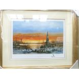 Brian Shields 'braaq' - 'Oi Was Baby Jesus Born 'Ere Dennis?', limited edition signed print no.