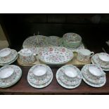 A quantity of Minton Haddon Hall pattern breakfast ware designed by John Wadsworth