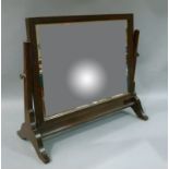 An oak Arts and Crafts dressing table mirror,