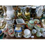 A quantity of Japanese eggshell porcelain teaware, further eggshell items including coffee pot,