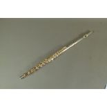 A Prelude silver plated flute by Conn-selma, FL-700E,