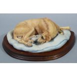 A Border Fine Arts resin model of a great dane by E Waugh,