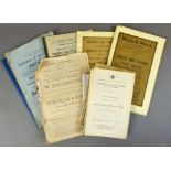 AUCTION CATALOGUES PERTAINING TO THE SALE OF ESTATES AND GOODS AND CHATTELS, 1920s-1960s, v.d. (c.