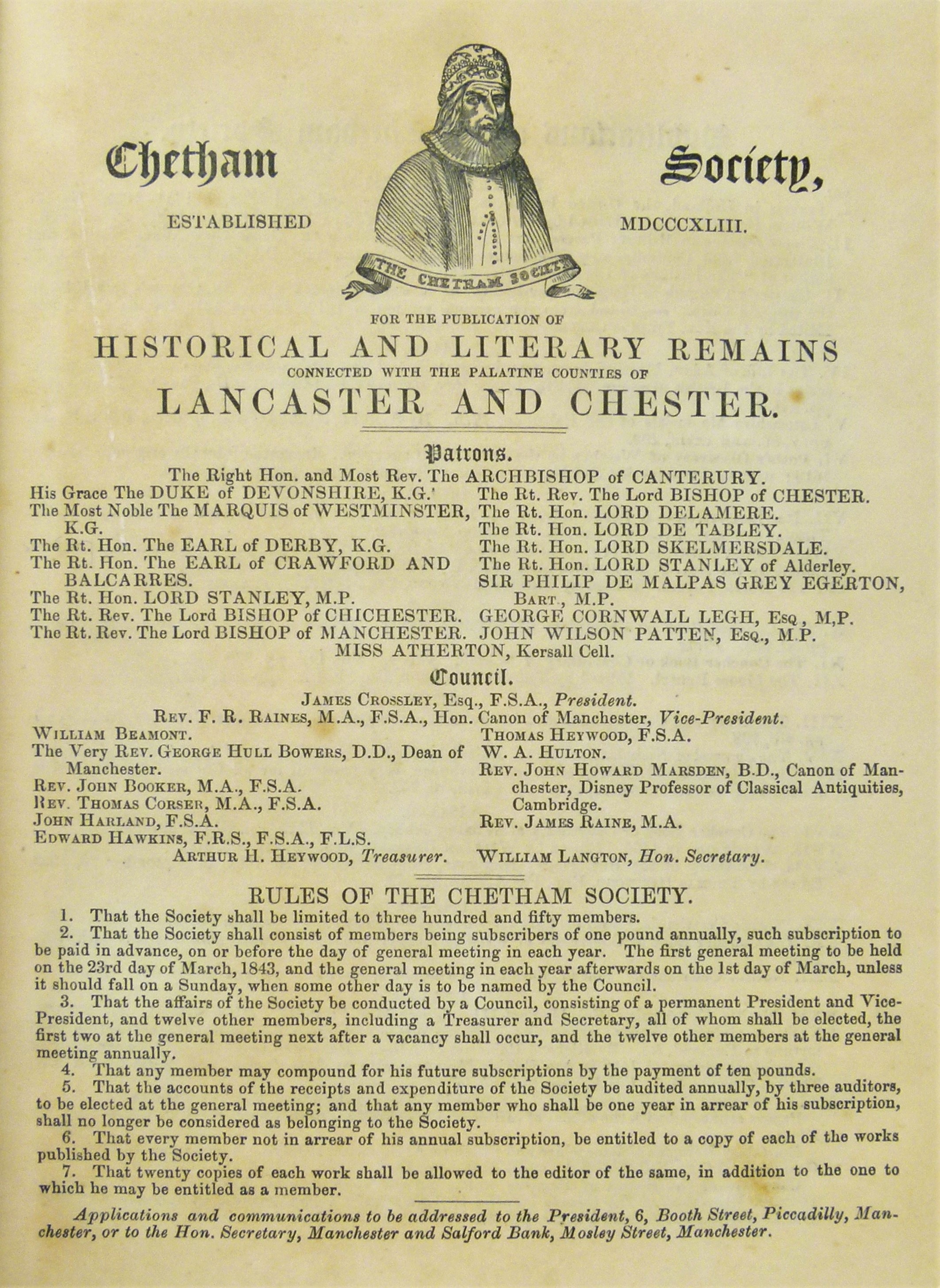 Cheetham Society.- 76 non-consecutive vols various series of C.S. - Image 3 of 3