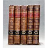 Duncan (Archibald) THE BRITISH TRIDENT... 1804-06 FIRST EDITION 5 vol. only (of 6) engraved