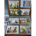 Postcards - approx 180 saucy seaside cards, various artists including: Fitzpatrick, Jolly, Mike,