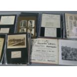An interesting collection of Harrogate and Knaresborough ephemera to include: Harrogate and District