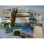 Postcards - European and Natural History to include: Views, Mountainous, Cathedral and Church