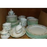 A Royal Worcester English garden table ware, approximately 61 pieces