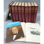 A uniform bound set of The War Illustrated in 10 volumes, and Book of Churchill and