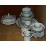 A Noritake royal blue table ware, approximately 32 pieces