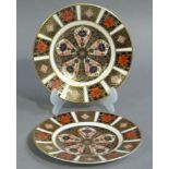 A pair of Royal Crown Derby side plates, pattern 1128