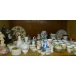 A large quantity of decorative ceramics including Royal Staffordshire teaware, Hammersley decorative