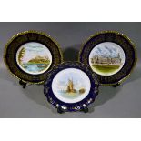 A Coalport commemorative plate - The Windsor Plate to commemorate the 25th anniversary of the