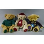 Harrods teddy bears - 1998, 1999 and 2000